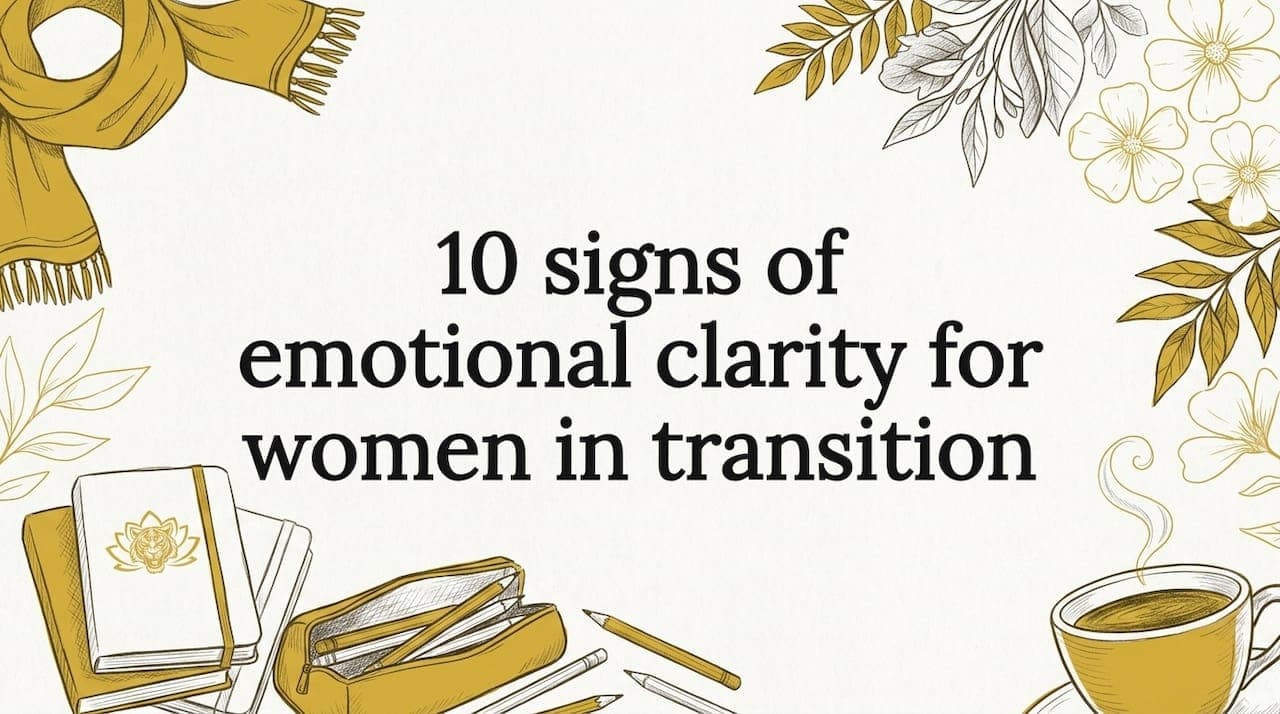 10 signs of emotional clarity for women in transition