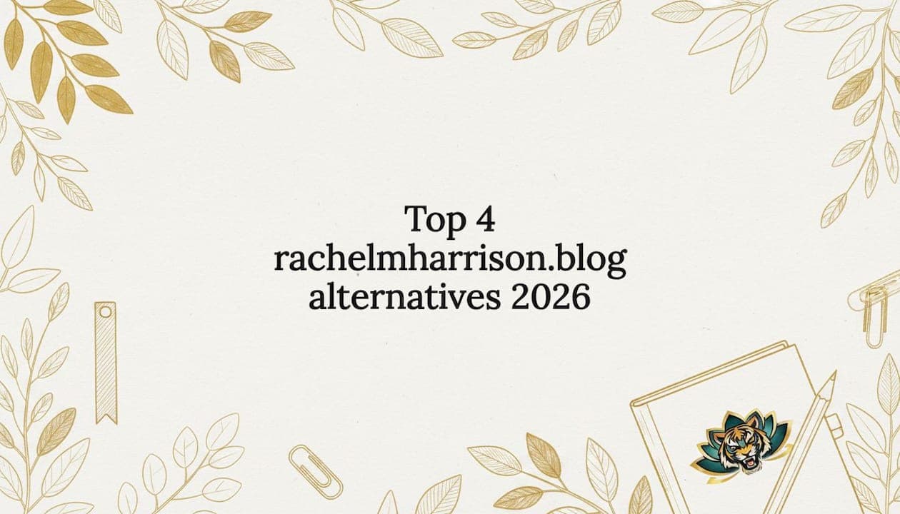 Top 4 rachelmharrison.blog alternatives 2026