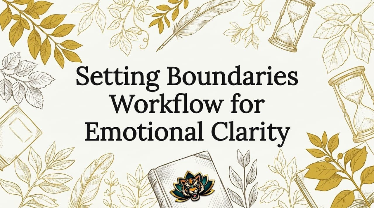 Setting Boundaries Workflow for Emotional Clarity