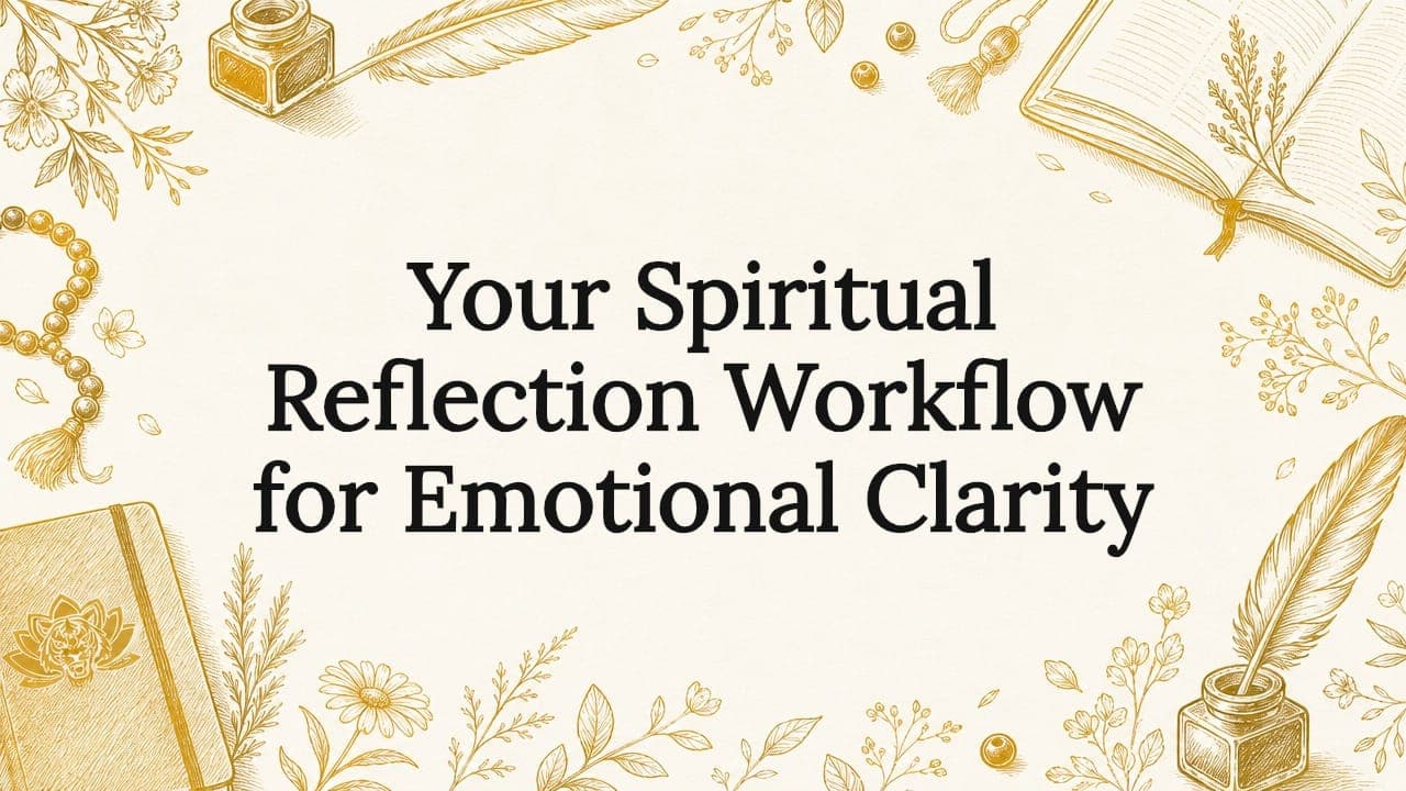 Your Spiritual Reflection Workflow for Emotional Clarity