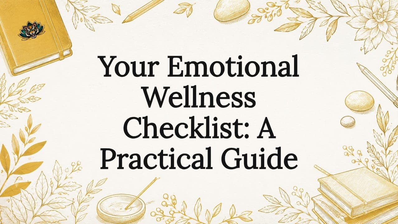 Your Emotional Wellness Checklist: A Practical Guide